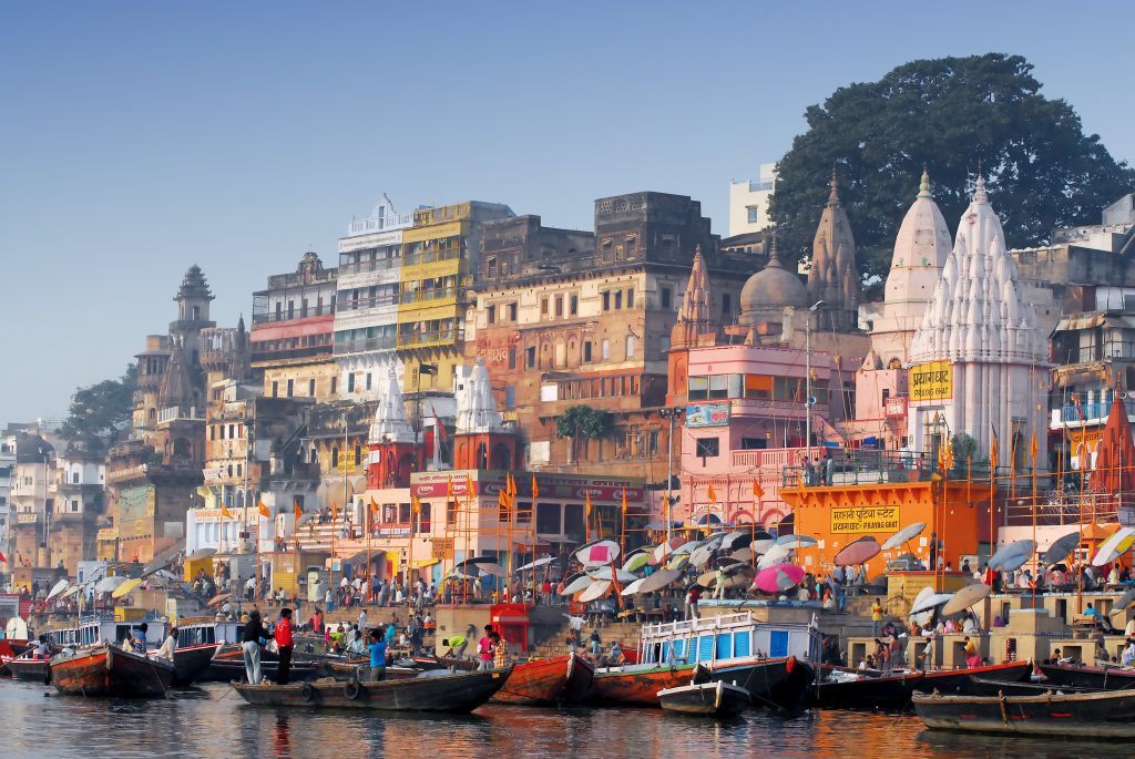 Main Ghat at Varanasi, India